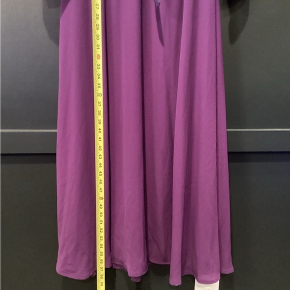 Vintage Porto Long Peplum Victorian Maxi Embellished Ruffle Dress Italian 44 M - Picture 15 of 16